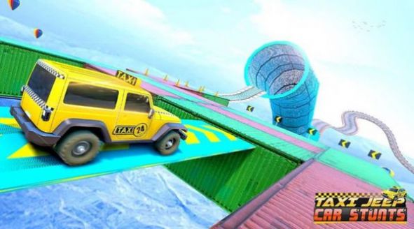 出租车坡道特技赛3D游戏官方版图片1