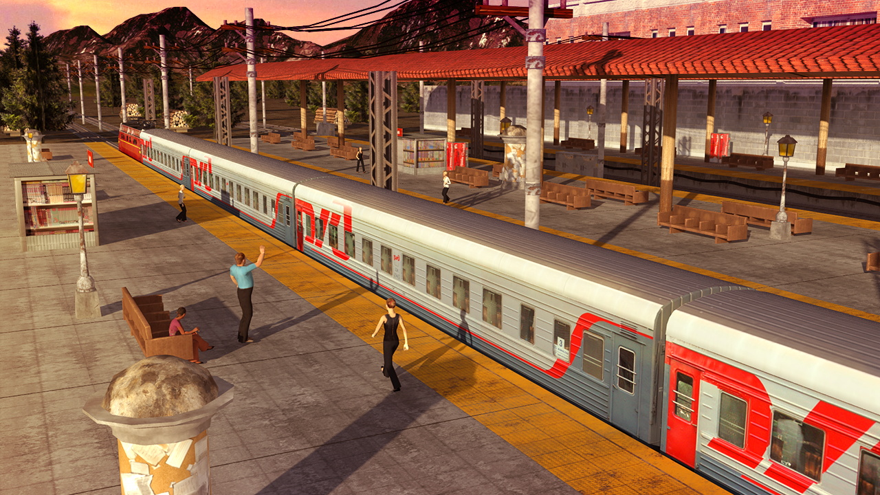 火车司机驾驶火车城市模拟器(2)