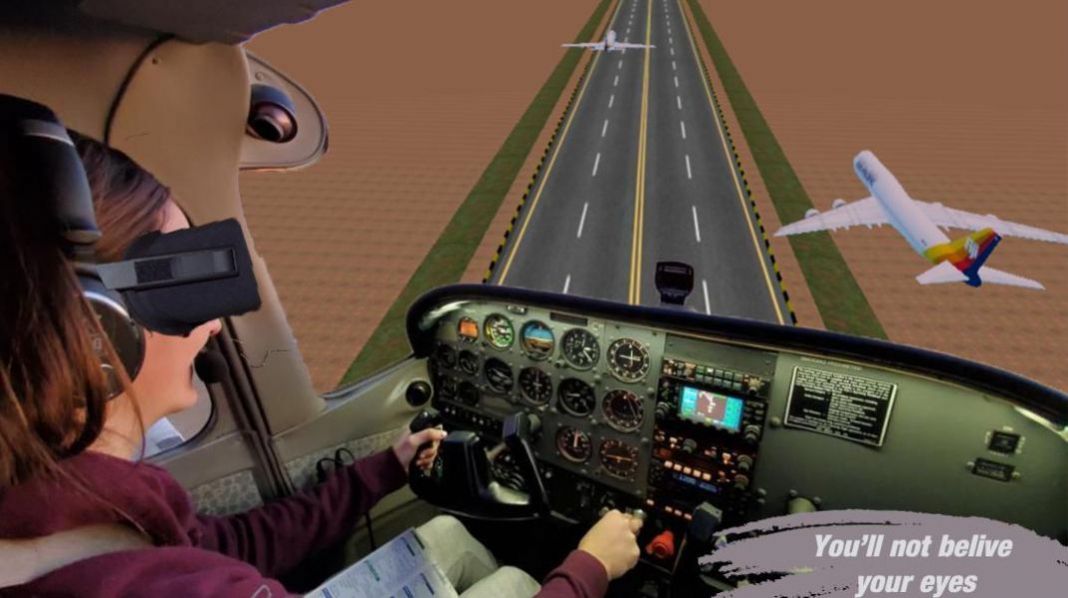 VR空客飞机驾驶模拟(1)